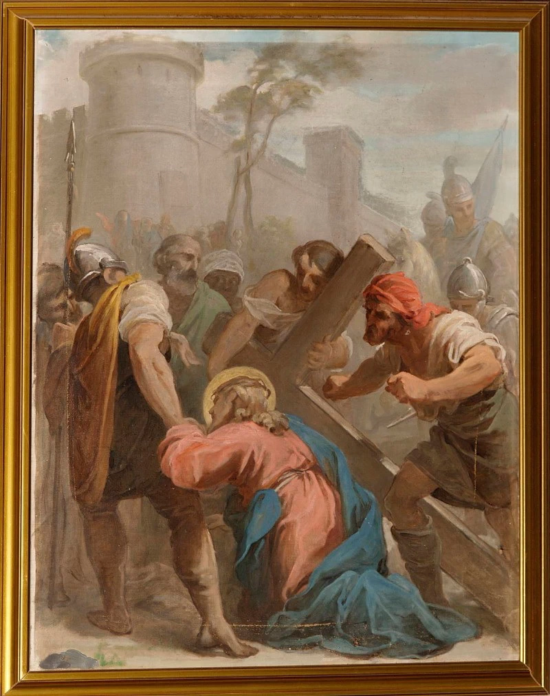 Via Crucis - Gesù Cristo cade la prima volta